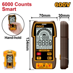TESTER MULTIMETRO DIGITAL 600V INGCO DM16004