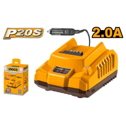 CARGADOR PARA AUTO P20S 20V 2.0AH INGCO FCLI2012