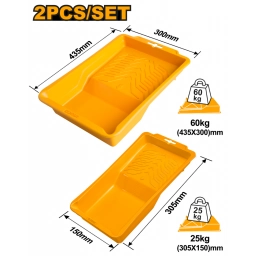 SET X2PCS BANDEJA PARA PINTAR INGCO CHPTT435105