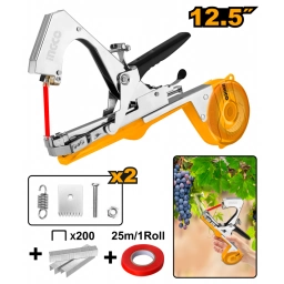 MAQUINA PARA ATAR PLANTAS +  CINTA + GRAPAS INGCO HPTM1258