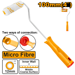 MINI RODILLO MICROFIBRA 100MM 4 P/INTERIOR HRHT281002