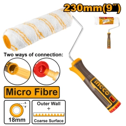 RODILLO MICROFIBRA 230MM 9" P/ EXTERIOR INGCO HRHT042302D