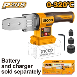 TERMOFUSORA A BATERIA P20S 20V 320�C + ACCESORIOS,  SIN BAT SIN CARGADOR INGCO PTWTLI2018