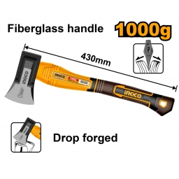 HACHA 1000GR 430MM MANGO FIBRA INGCO HAX0811000F