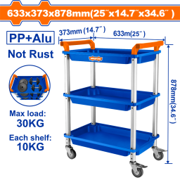 CARRO DE CARGA 90KG CON 3 BANDEJAS WADFOW WWB5307