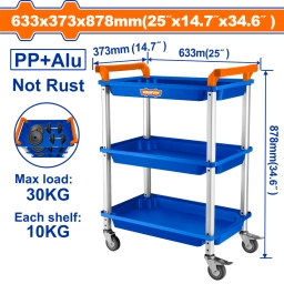 CARRO DE CARGA 90KG CON 3 BANDEJAS WADFOW WWB5307