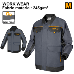 CAMPERA DE TRABAJO TALLE M INGCO WUCJ8011.M