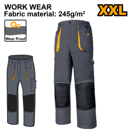 PANTALON DE TRABAJO TALLE XXL INGCO WUCT8022.XXL