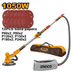 LIJADORA DE YESO JIRAFA 1050W C/ACCESORIOS INGCO DWS105016