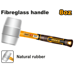 MARTILLO DE GOMA BLANCA 220G INGCO HRUH8908