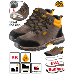 BOTAS DE SEGURIDAD SB CON PUNTERA ACERO TALLE 42 INGCO SSH11SB.42